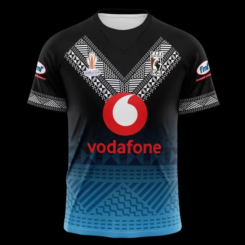 

2023 Fiji Bati Home Rugby Jersey Shirt 2022/23 FiJi BATI HOME TRAINING RUGBY POLO SHIRT JERSEY size S--5XL