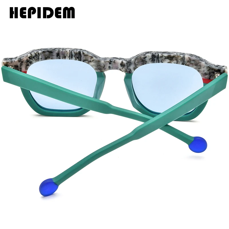 HEPIDEM Очки солнцезащитные Мужские поляризационные квадратные в японском стиле