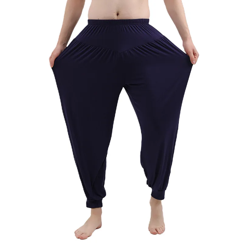 

Pantalones Size Hombre Modal For Fdfklak Loose Pajamas Pants Trousers 6XL Sleepwear Men Plus New Casual Male Home Pant Cotton