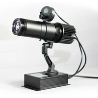 20w led gobo projector advertising logo light black desktop mountable with custom rotating glass gobos spain stock