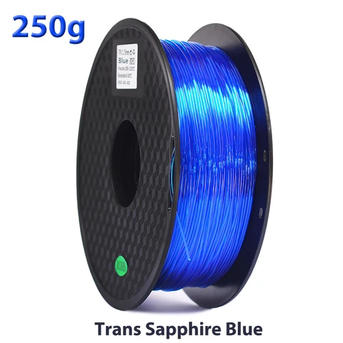 Гибкая нить из термопластичного полиуретана для 3D-принтера, прозрачная, синяя, красная, эластичная, гибкая резиновая ткань, рулон гибкости, 1,75 мм, вакуумная упаковка, 250 г