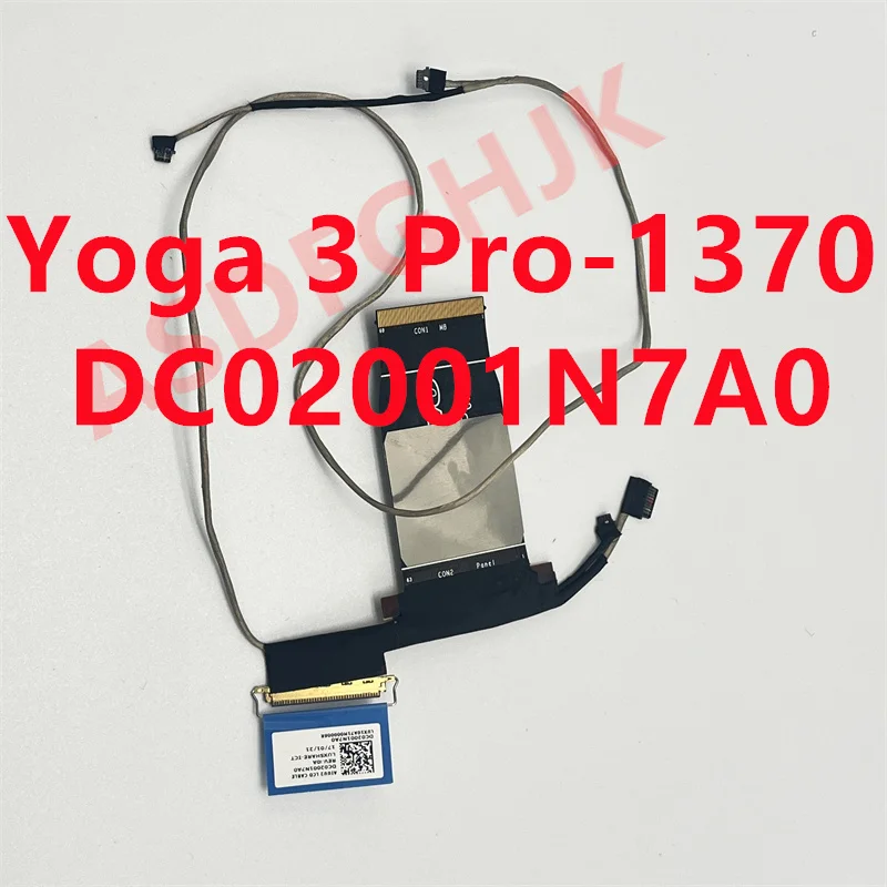 z ekranem LCD Kabel LVDS Vido EDP odpowiedni do Lenovo IdeaPad Yoga 3 Pro-1370 DC02001N7A0 DC02001N7C0 Testowany