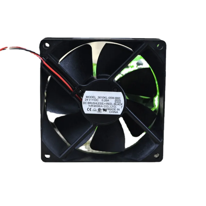 

New Dual Ball Bearing Fan For NMB 3610KL-05W-B60 9025 24V 0.26A Inverter Cooling Fan