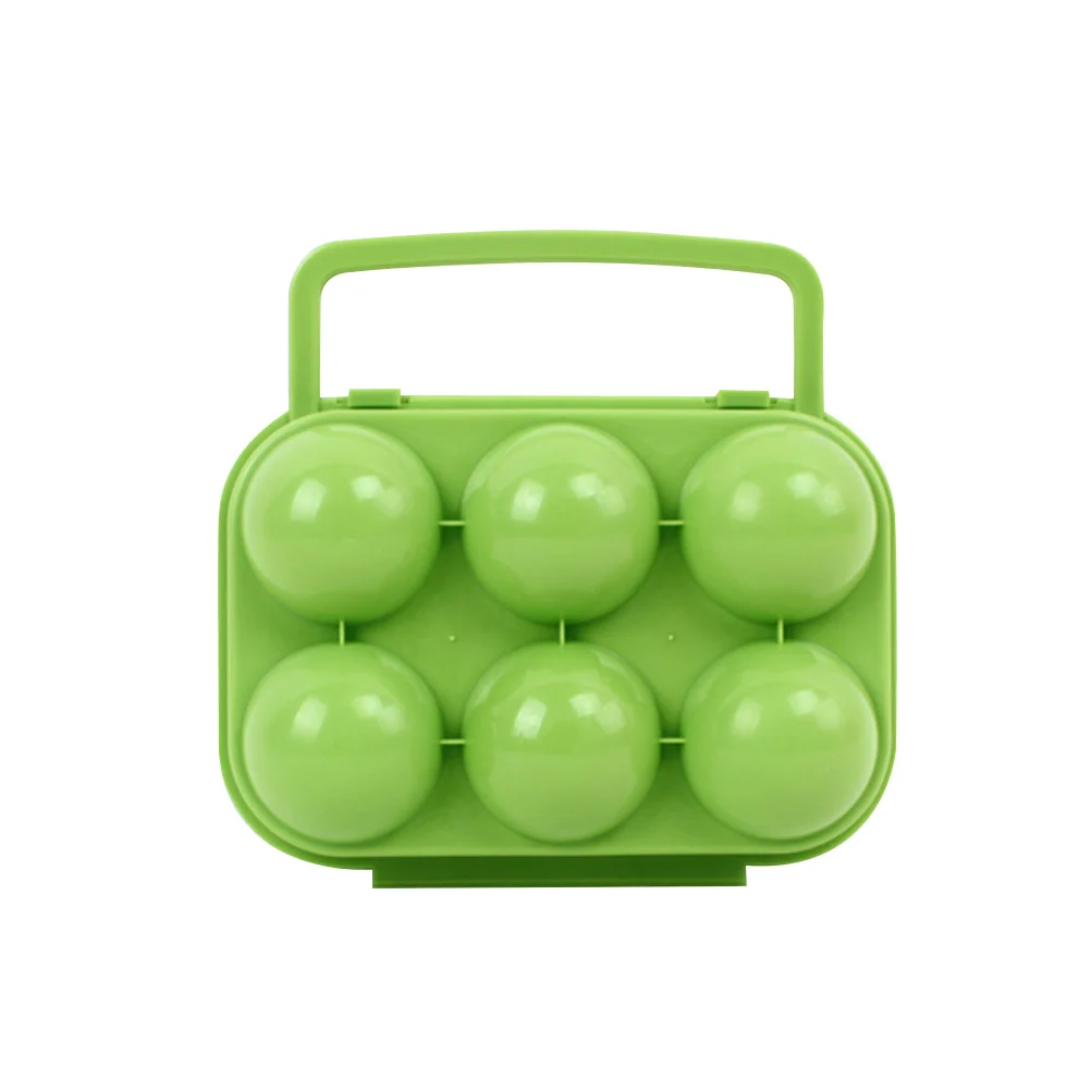 

Egg Storage Carrier Holder Eggs Tray Keeper Deviled Cartons Reusable Dispenser Box Boxes Case Cup Camping Lid Container