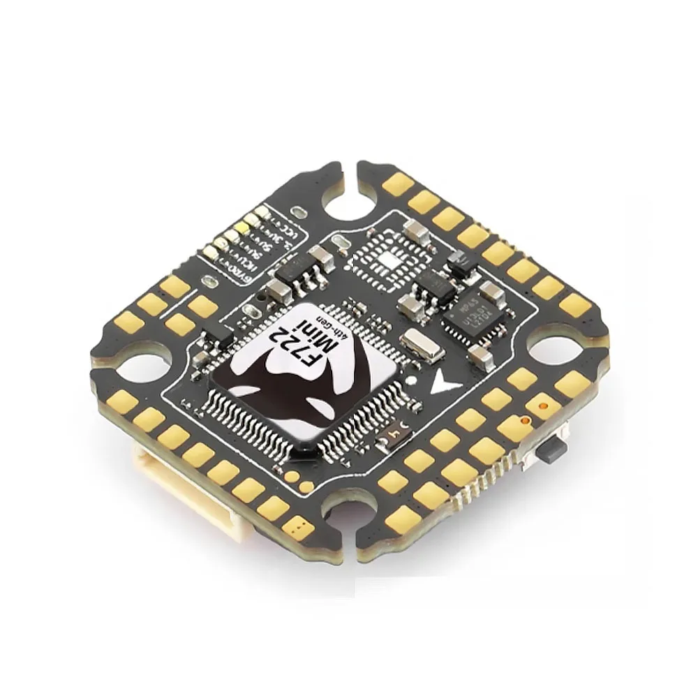

Полетный контроллер Mamba mk4 f722 mini mk4 mpu6000/icm42688p, полнофункциональный, с большой площадкой для вытирания, Встроенный osd 20 мм/м2 для