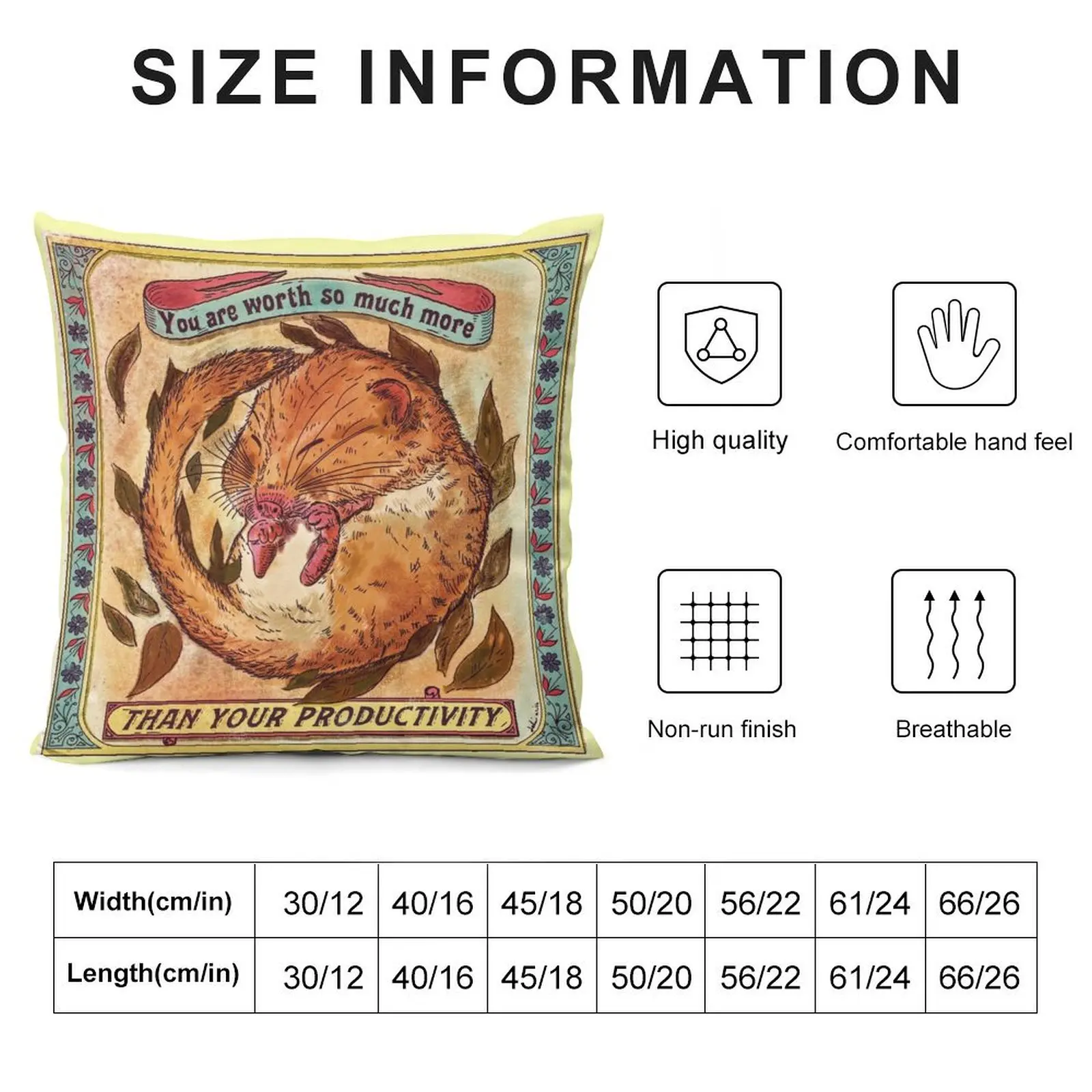 Вы стоит больше чем ваша производительность-Противоударная подушка в стиле