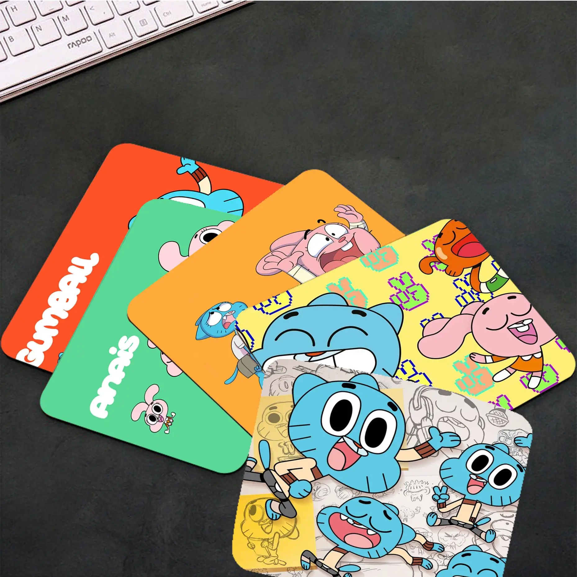 Коврик для мыши Gumballs-Darwins-Amazings-World маленький офисный коврик компьютерного стола