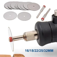 12pcs wood saw blades disc stainless steel metal cutting disc for rotary tools wood cutting discs drill mandrel cutoff