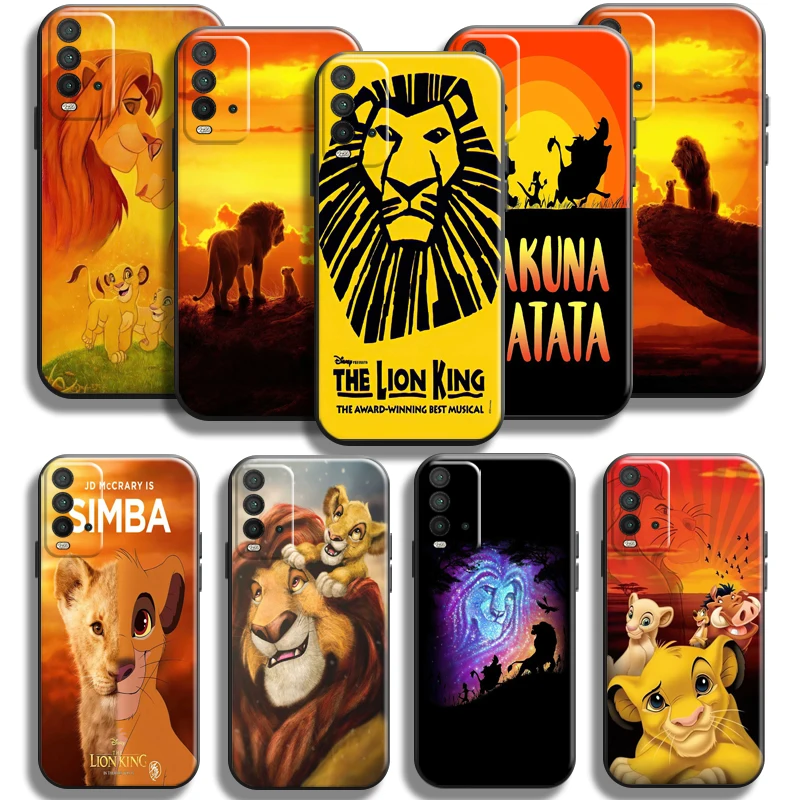 

Disney The Lion King Simba Phone Case For Xiaomi Redmi 9T 6.53 Inch Black Carcasa Funda Soft Coque