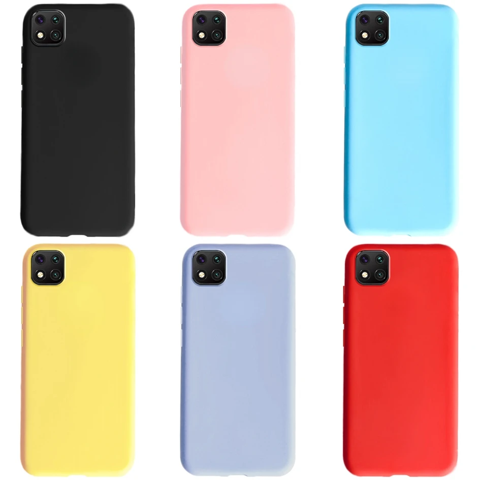 Free shipping For Xiomi Redmi 9C 9 C Redmi9C NFC Redmi 10C 10 C Case Fundas Redmi 9C Silicone Candy  Simple Cover Phone Case