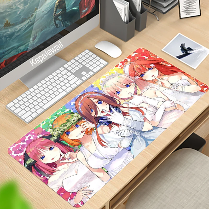 

Gaming Mouse Pad The Quintessential Quintuplets Mouse Pad Gamer Computer Mousepad 900x400 Big Mouse Mat Laptop Keyboard Desk Mat