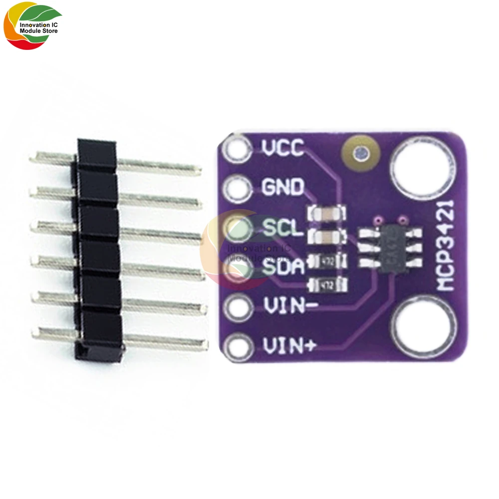 

MCP3421 I2C SOT23-6 Delta-sigma ADC оценочный модуль, плата для модуля последовательного анализатора PICkit