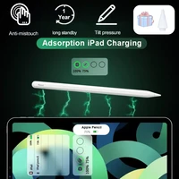 magnetic wireless charging stylus pen for apple pencil 2 1 ipad pencil palm rejection tilt pen for ipad air 4 5 pro 11 12 9