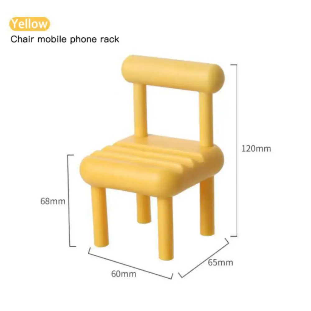 

Cute Chair Mobile Phone Holder Adjustable Desktop Cell Phone Bracket Desktop Decor Lazy Bracket Catch-up Bracket Wholesale