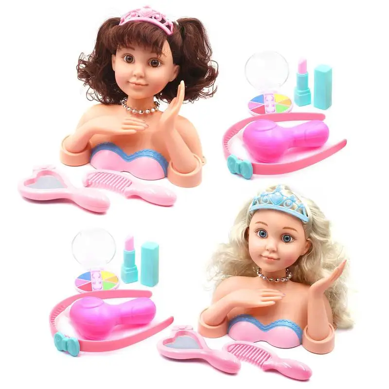 

Голова для укладки куклы голова для укладки волос для девочек голова принцессы куклы светлые волосы игрушки Рапунцель кукла голова для укл...