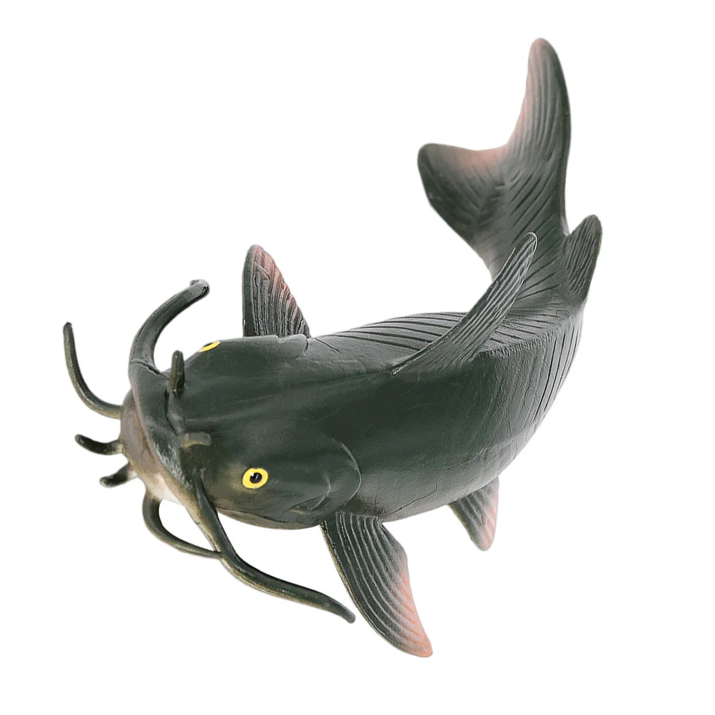 Plastic Fish Toy Fish Playset Model Kid Educational Catfish Catfish Figure Ocean Sea Animals Figure