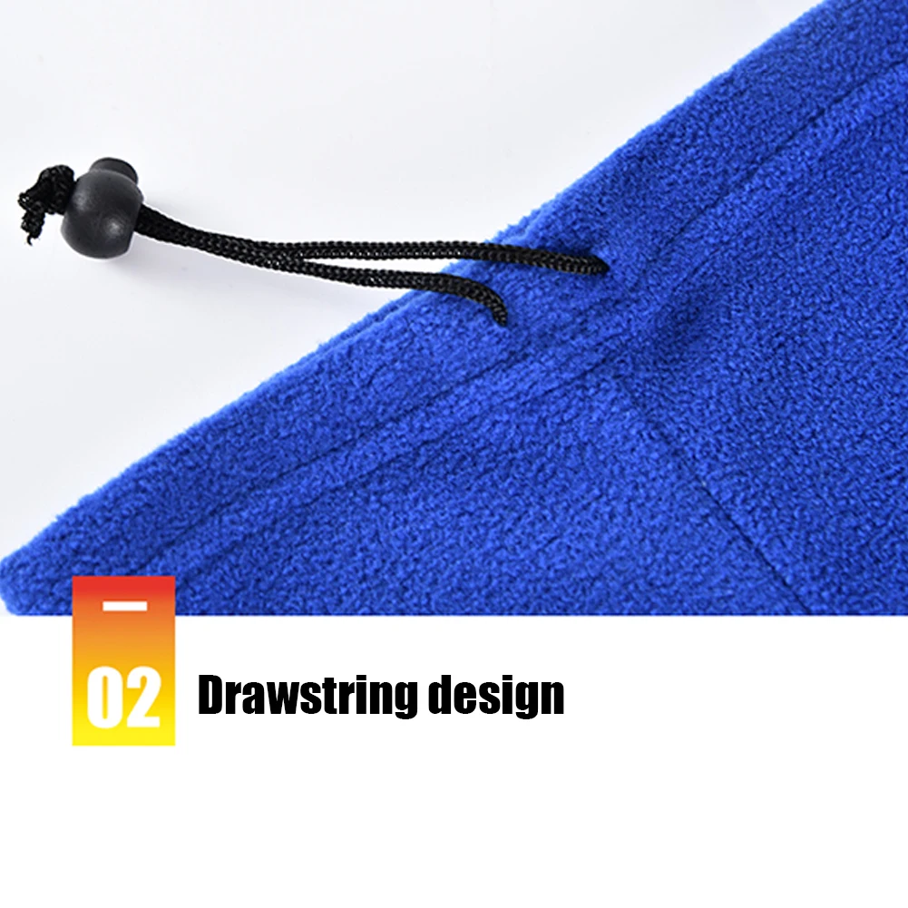 Зимняя Балаклава из кораллового флиса для мужчин и женщин маска лица Манишка