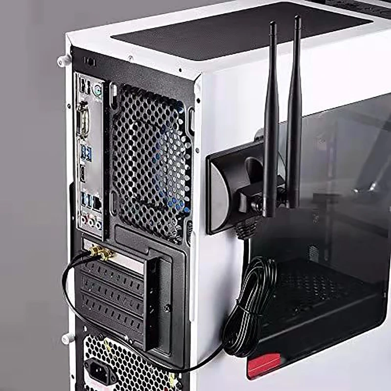 

Двухдиапазонная Wi-Fi антенна 2,4/5,8 ГГц с удлинителем Штекерный разъем для Wi-Fi беспроводного маршрутизатора адаптер для карты