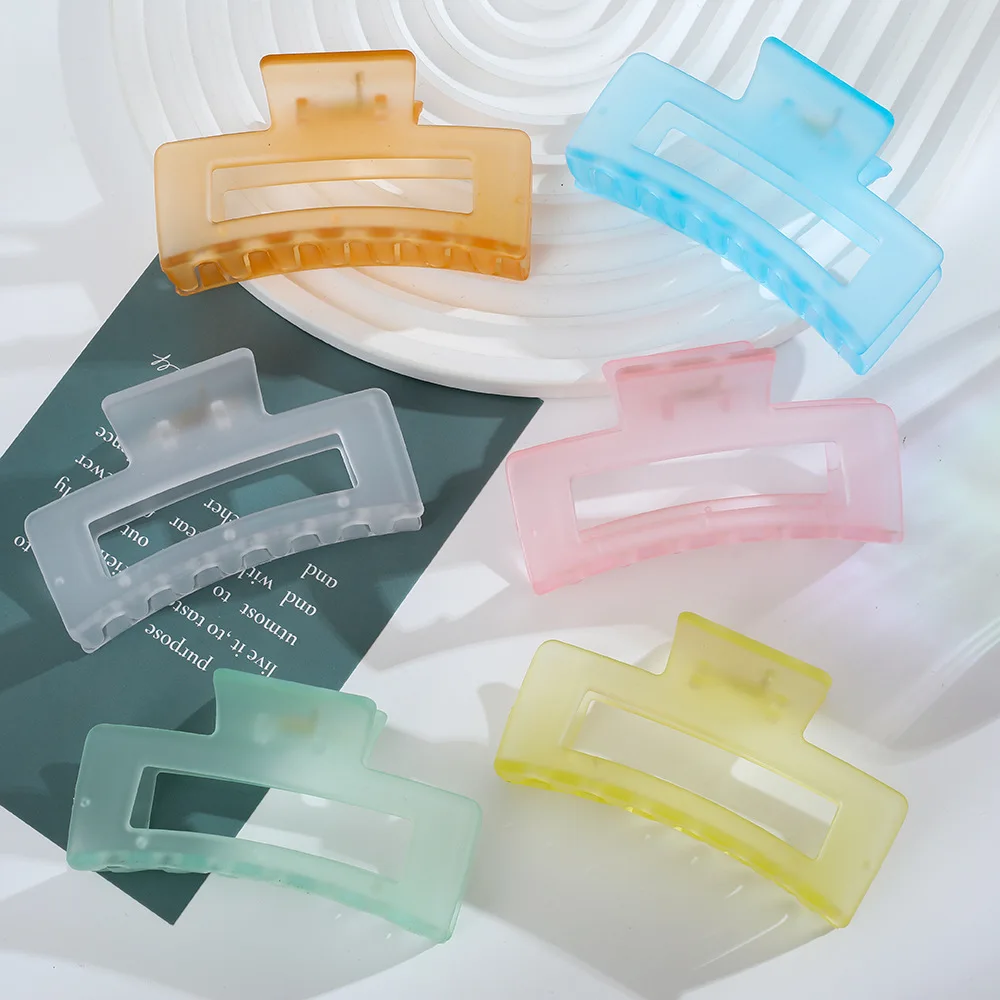 

Hair Claw Clips for Women Girl Transparent Large Hair Claw Clip Sweet Crab Pins Women Clips Korean Claws Girl Hair Accessories