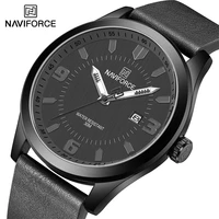 2022 new naviforce design top brand mens sports leather quartz watches waterproof luxury high quality male watch reloj hombre