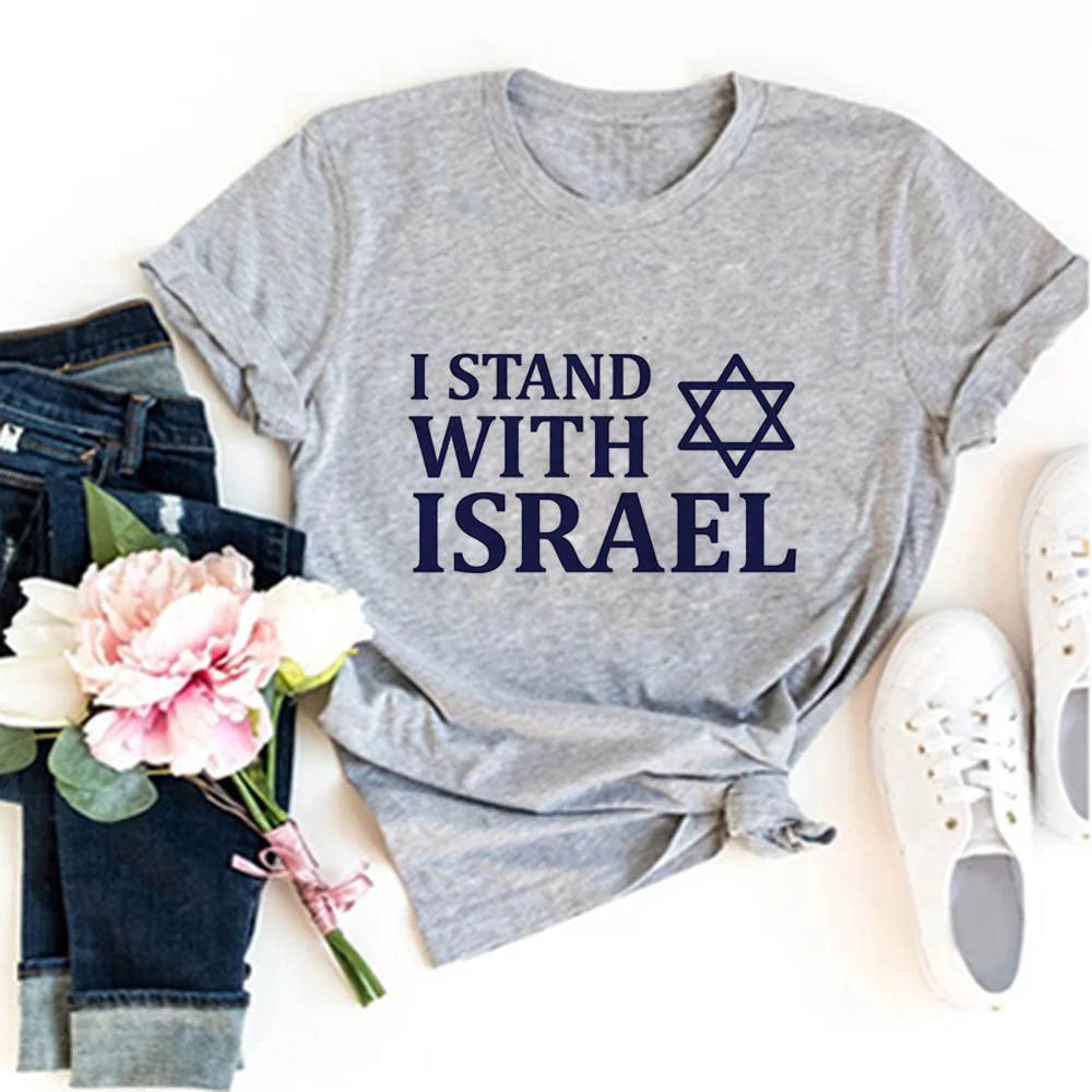 

israel Tee women Y2K t shirt girl anime designer 2000s clothes