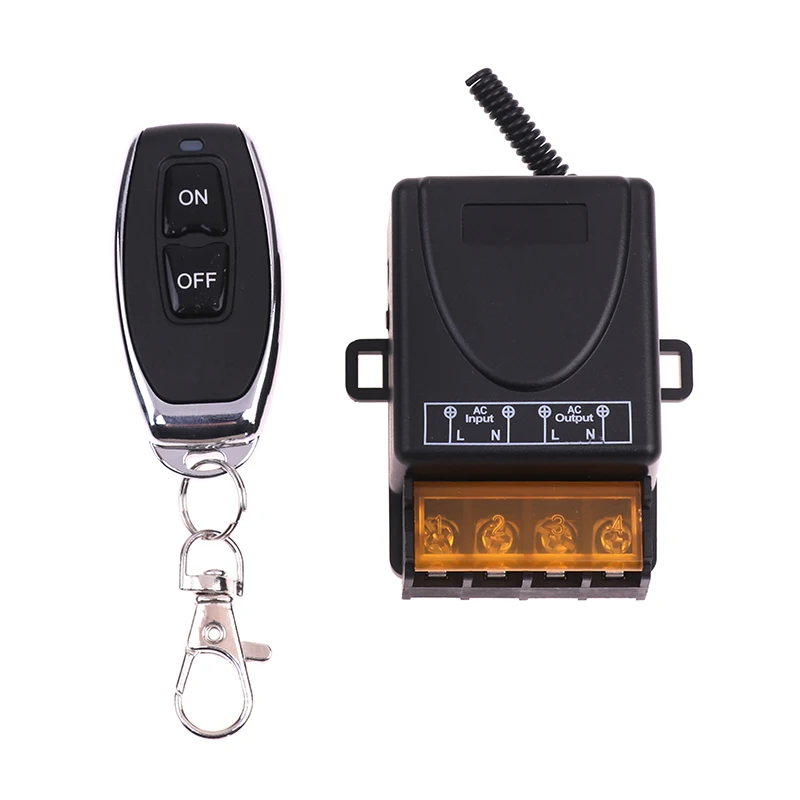 

433Mhz Remote Control Switch AC220V 30A Hign power On off Remote Control Transmitter for Water Pump Motor LED/Electric Appliance
