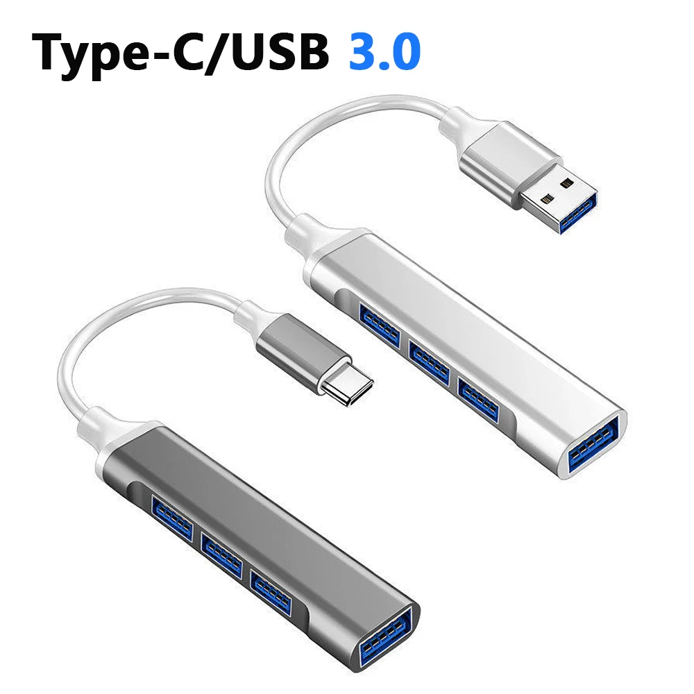 

Разветвитель USB Type-C на 4 порта, 3,0 дюйма, OTG