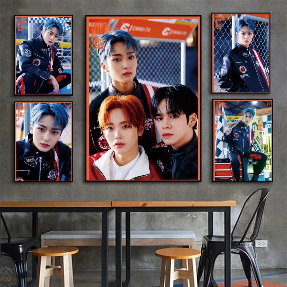 C-CRAVITY HIDEOUT BE OUR VOICE концепция тизер плакат наклейки художественные настенные