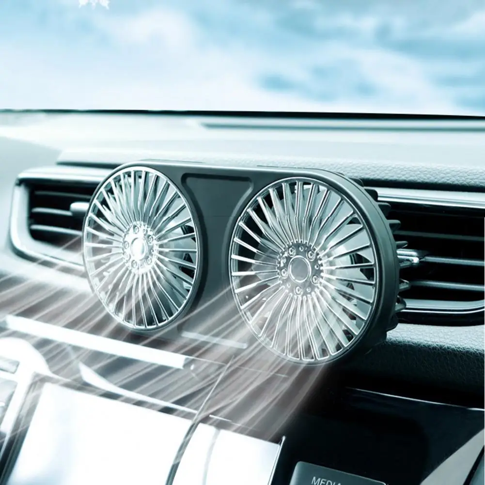 

Car Fan Convenient USB Powered Lightweight Powerful Car Air Outlet Cooling Fan for Automobile