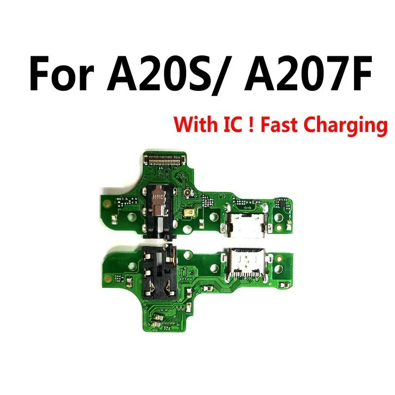 Оригинальная гибкая плата разъема для зарядки USB для Samsung Galaxy A20S A207F модуль микрофона.