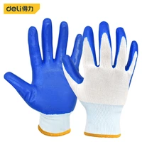 deli household 4 10 pairs cotton breathable gloves plant pake cots for garden flowers planting labor protection garden tools