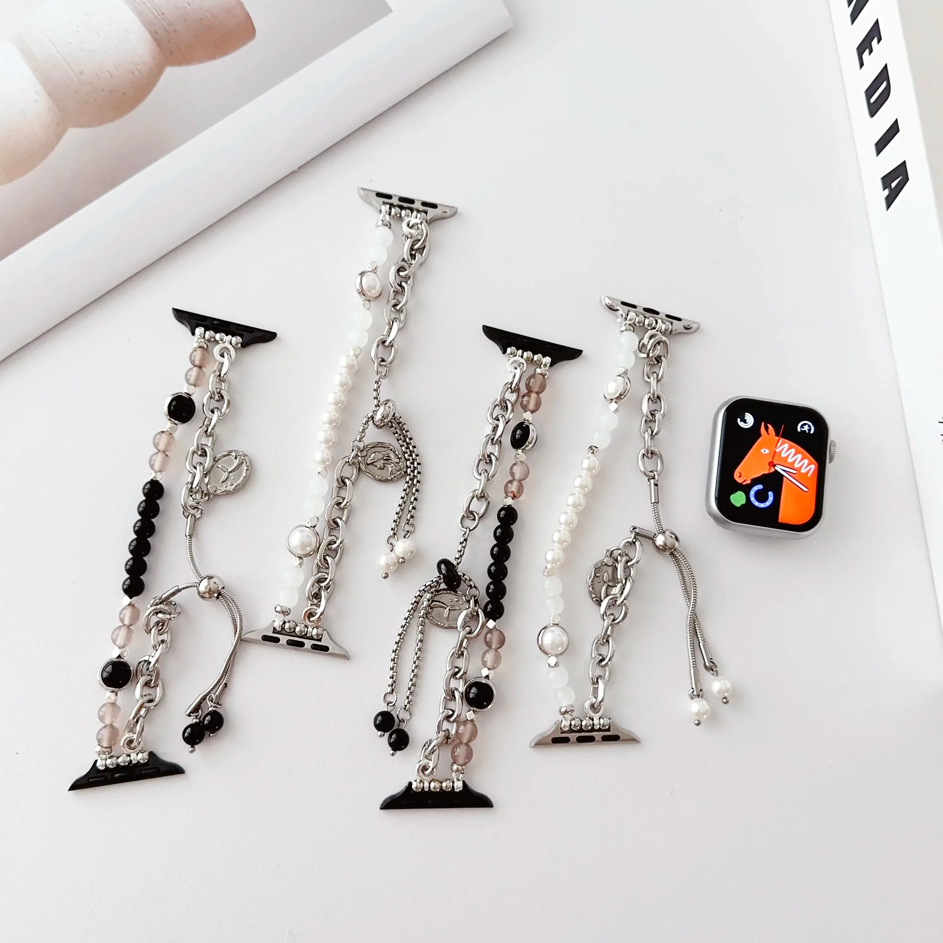 Браслет-цепочка Телескопический для Apple Watch Band Ultra 49 мм 44 40 45 41 38 42