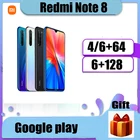 Смартфон Xiaomi Redmi Note 8 дюймов, 6,3 дюйма, 4000 мАч, 18 Вт, быстрая зарядка, Snapdragon 665, мобильный телефон 48 МП