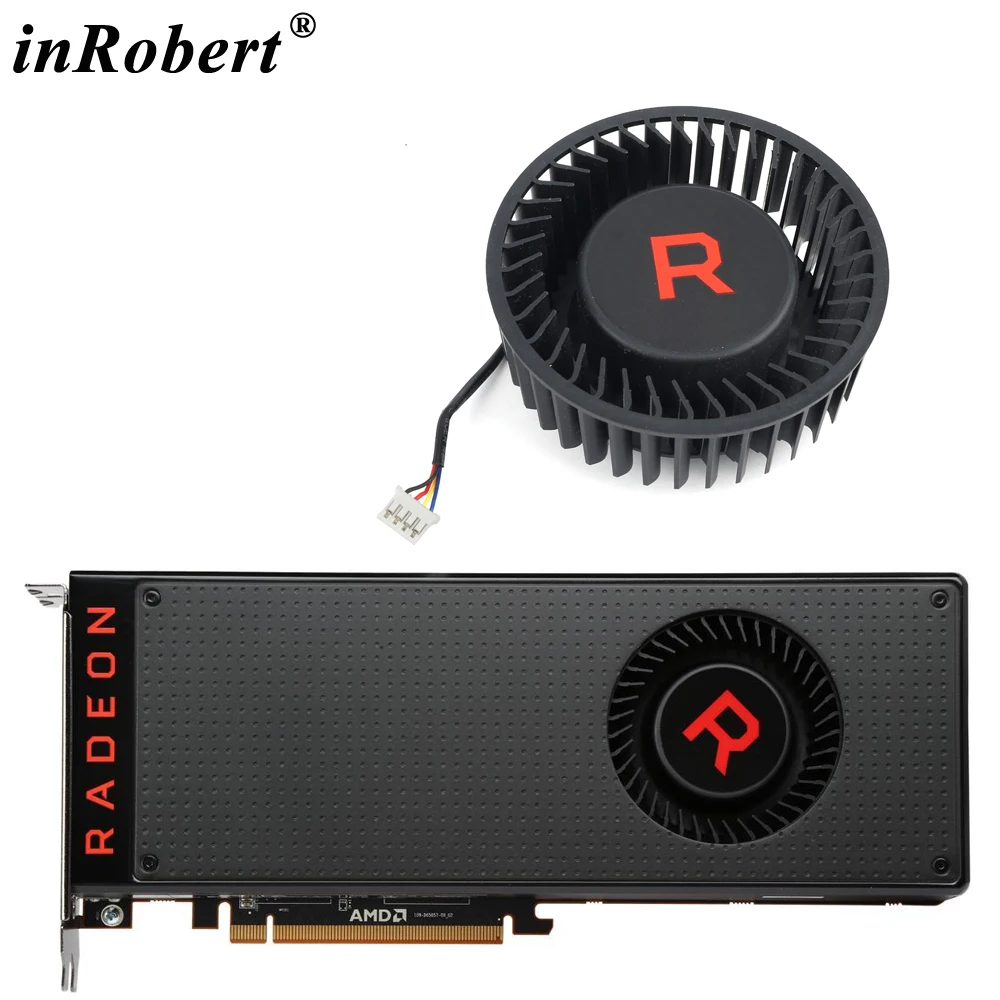 

BFB1012SHA01 RX VEGA56 VEGA64 Cooler Fan For AMD BIOSTAR ASROCK Radeon RX VEGA 64 56 Phantom Gaming X Graphics Card Fan