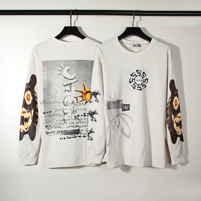 

Свитшот с тревисом Скоттом КАКТУСОМ и Джеком, 2022fw, хип-хоп для мужчин и женщин, Мужской пуловер лучшего качества, с круглым вырезом