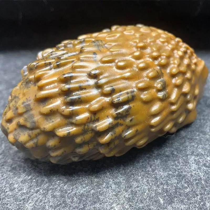 Натуральный двухсторонний нефритовый кулон в виде животного Ежика из Гуанчжоу