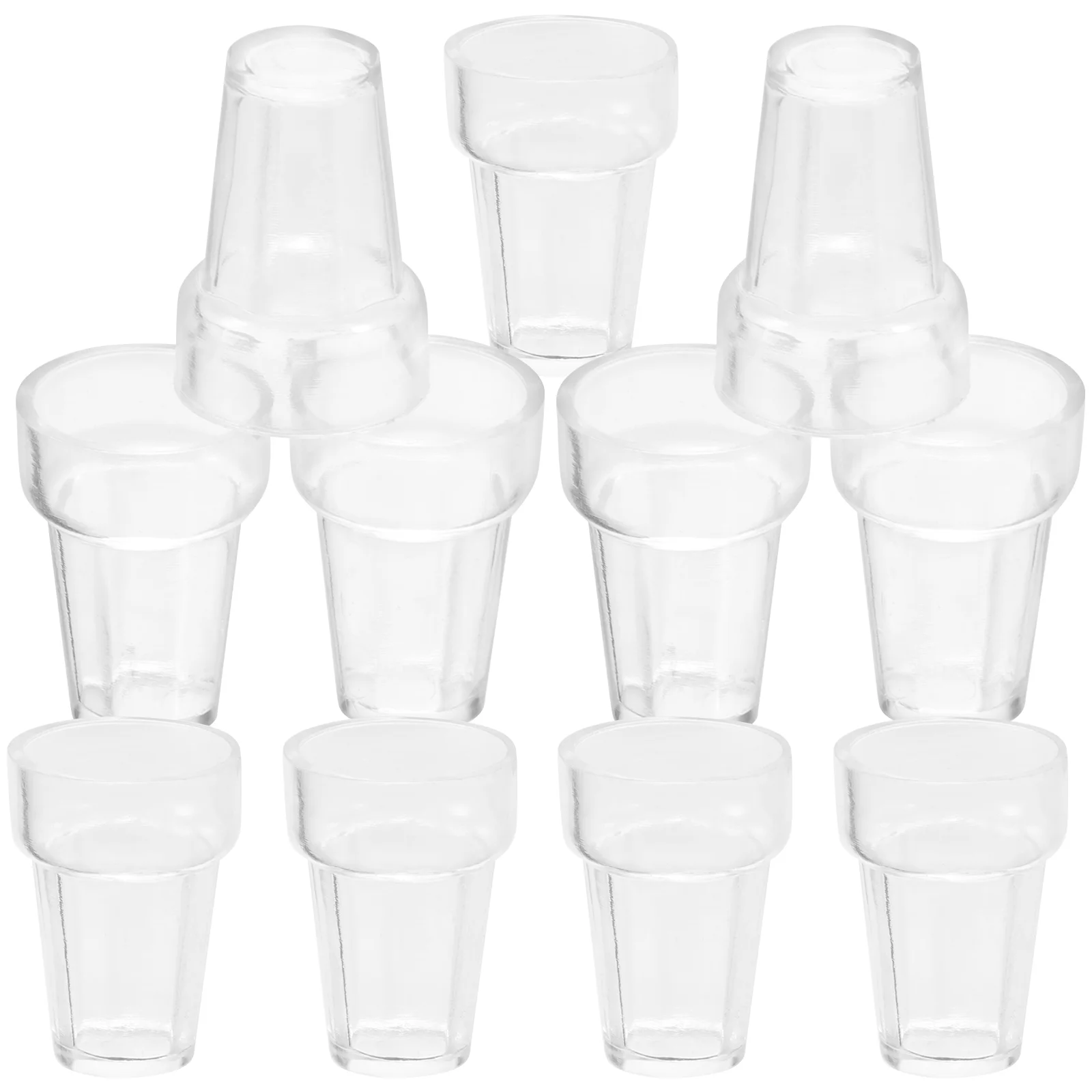 

12 Pcs Mini Water Cup House Accessories Cups Kids Toy Room Dolls Plastic Decorations Child Children's Toys