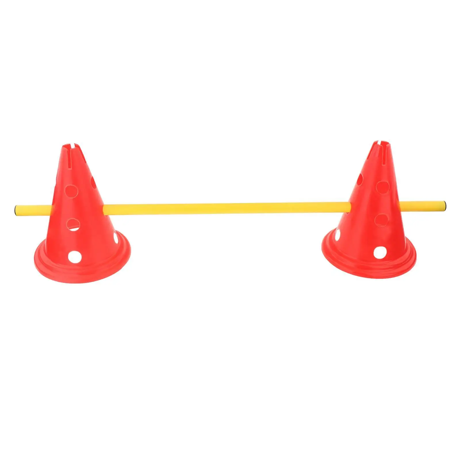 

Hurdle Cones Course Outdoor Sports with Poles for Soccer Football Training