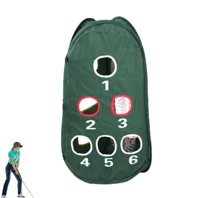

6 Holes Golf Cutting Net Portable Golf Training Net High Impact Golf Net System With Target Outdoor Golfing Target Accessories