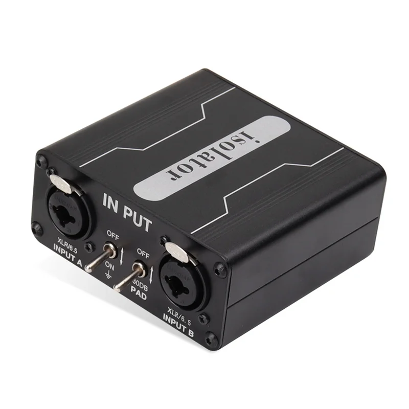 Аудиоизолятор GX200 двухканальный микшер 6 5 XLR аудиоизолятор тока шума микрофон