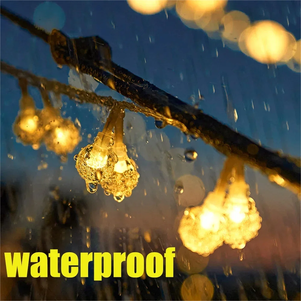 Гирлянда светодиодная водонепроницаемая с питанием от USB/аккумулятора 6 м