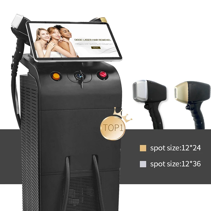 

2023 новейший диодный лазер 808 нм ICE 3 Длина волны диодный лазер профессиональная машина для удаления волос для женщин постоянное удаление вол...