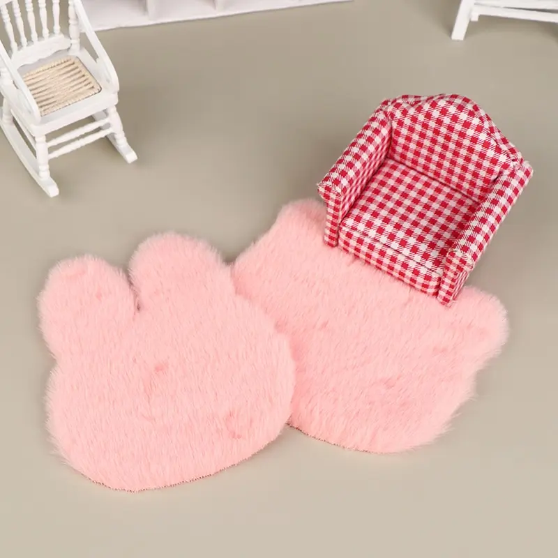 

1:12 миниатюрный кукольный домик, модель плюшевого одеяла, аксессуары для кукольного домика, декор для гостиной, детские игрушки, подарок