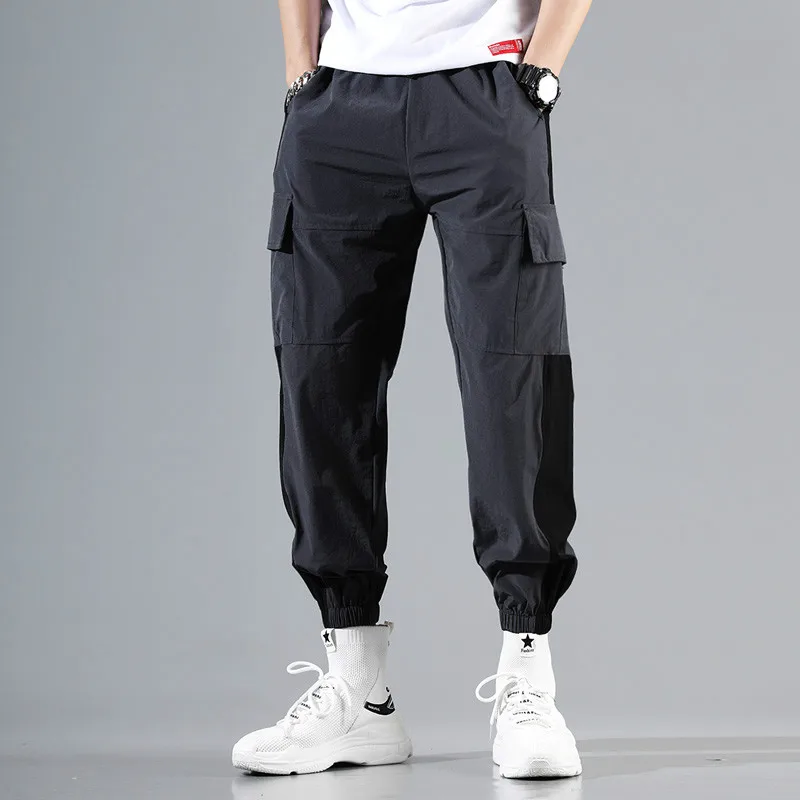 

Cargo Harem Pants Men Joggers Sweatpants Baggy Mens Pants Fashions Stripe Casua Harem Pants Streetwear Boys Pantalon Homme New