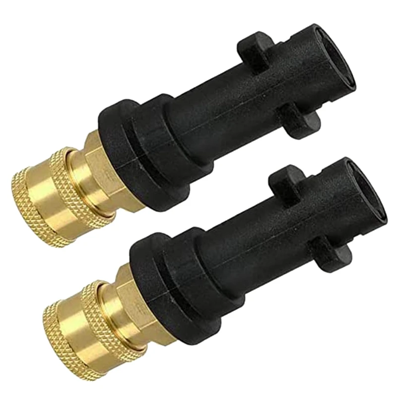 

Pressure Washer Sprayer Adapter with 1/4inch Quick Connect Female Fitting Compatible with Karcher/Karcher K Series,2Pcs