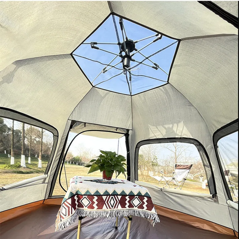 Палатка Складная туристическая на 5-8 человек автоматическое быстрое открытие