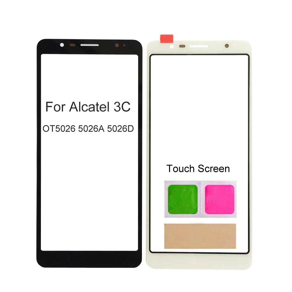 Запасная Передняя стеклянная панель для Alcatel 3C 5026 OT5026 5026A 5026D