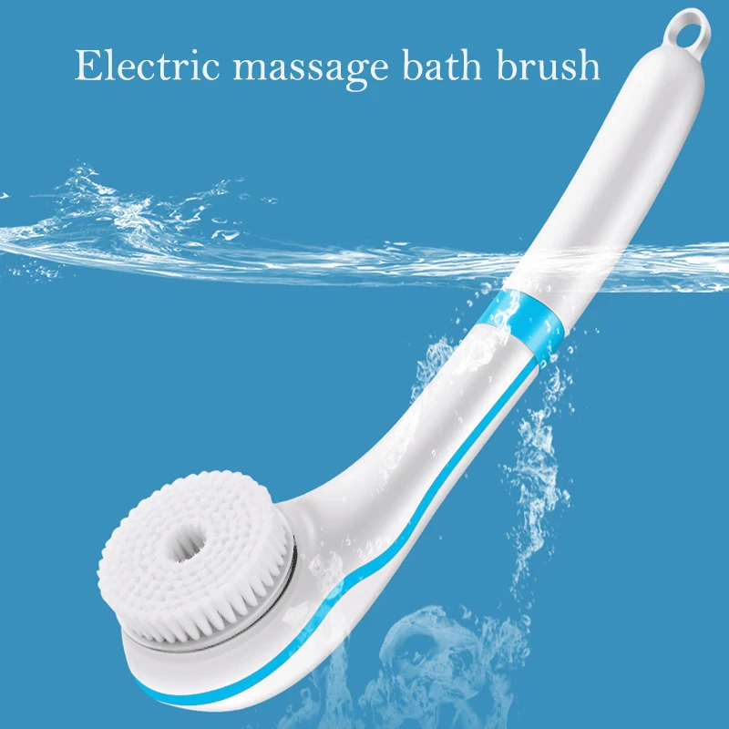 

Electric Bath Brush Multifunction Back Clean Long Handle Exfoliation Clean Scrub Brushes Body Shower Machine Spinning Spa
