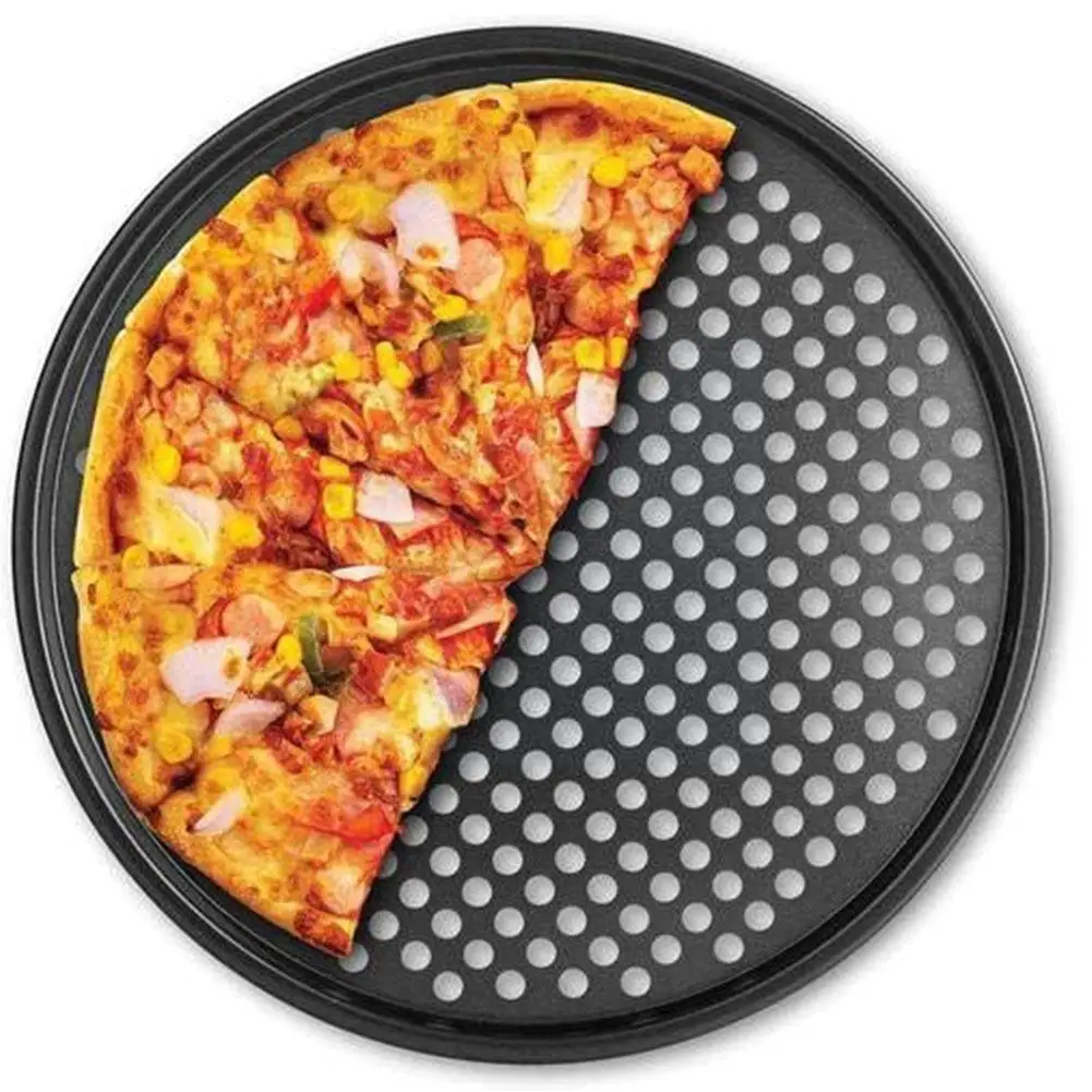 

Steel Non-stick Round Cake Pan Microwave Oven Baking Dishes Dropshipping Pizza Pan Pie Pans 24/26/28/32cm Tray Baking S9S3