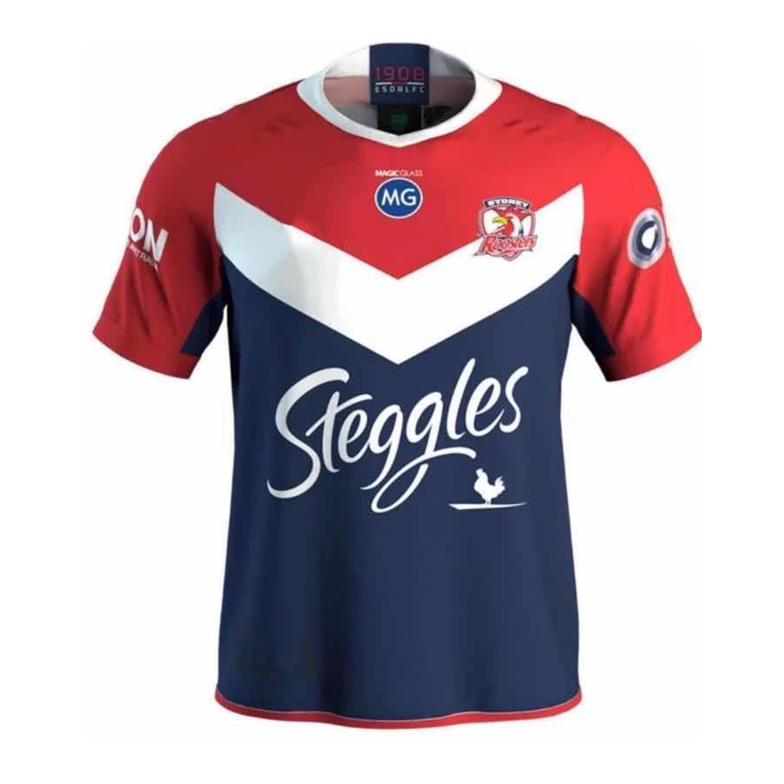 

2020 г., Сидней роутеры, трикотажная футболка для регби, трикотажная ткань